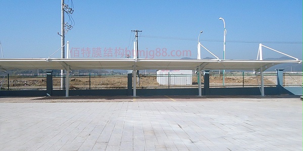 南通市膜结构车棚 推拉蓬  推拉棚